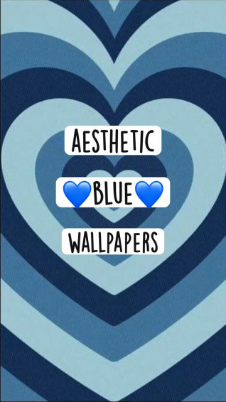 Aesthetic Blue Wallpaper