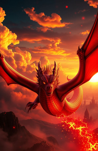 Red Dragon Gaming Wallpaper