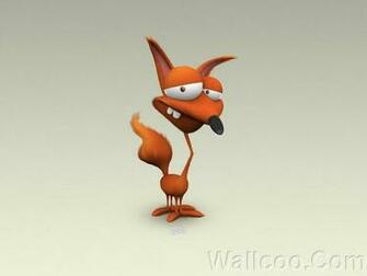 And Cartoon Characters Fox Lovely 3d Character Wallpaper