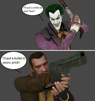 Injustice The Joker Vs Niko Bellic By Xxtrettaxx