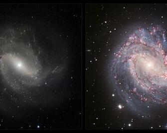 An Infrared Visible Comparison Of Messier Eso