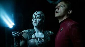 Star Trek Beyond Sofia Boutella Simon Pegg Wallpaper HD