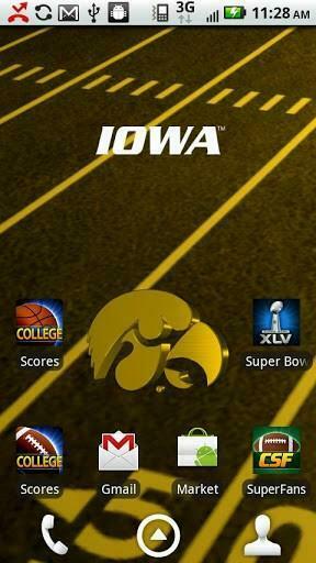 Iowa Hawkeyes Live Wallpaper App For Android