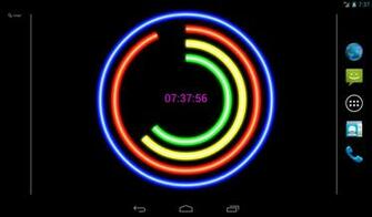 World Clock Wallpaper Neon Live