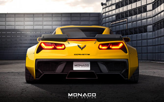 Widebody C7 Corvette Z06 Rear By Monacoautodesign