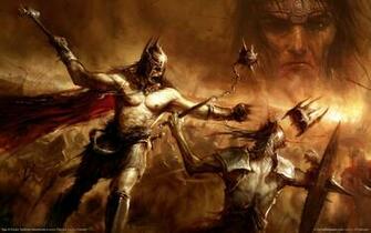 Age Of Conan Wallpaper Stock Photos