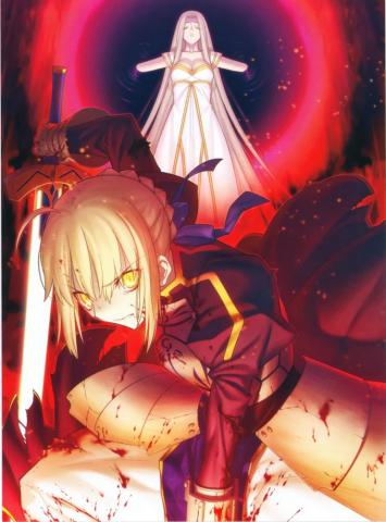 Wallpaper Illustration Anime Girls Saber Fate Zero