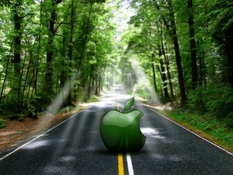 Apple In Nature Wallpaper Stock Photos