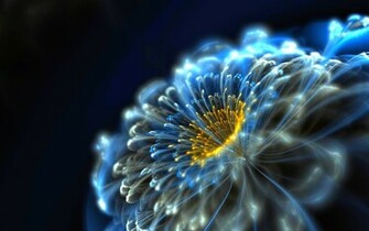 Awesome Neon Flowers Wallpaper