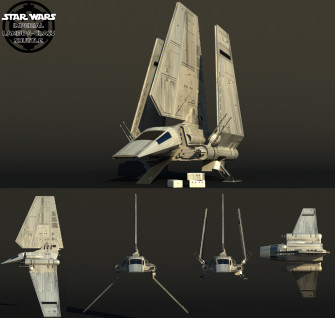 Imperial Lambda Class Shuttle1 By Tmc Deluxe
