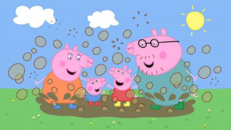 Peppa Pig House Wallpaper