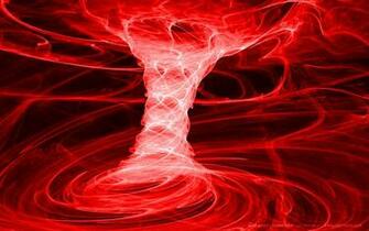 Tornado And Lightning Wallpaper Red By