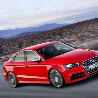 Wallpaper Audi S3 Red Side iPad
