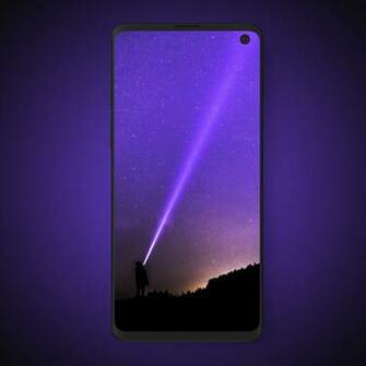 Samsung Galaxy S10 S10e Night Beam Wallpaper