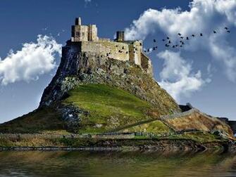Castle Hill Lake Amazingpict Wallpaper Medieval