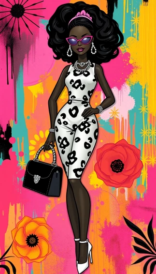 Black Barbie Wallpaper