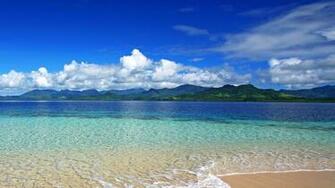 Wallpaper Sea Beach Sand Full HD 1080p