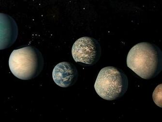 Space Image Illustration Of Trappist Planets As Feb