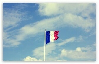 French Flag Wallpaper