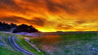Sun Set HD Wallpaper