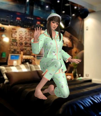 Hitomi Pajama Dead Or Alive Ultimate By Xkamsonx