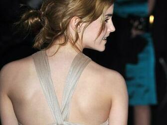 Emma Watson Back Wallpaper HD