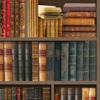 The Terrier And Lobster Trompe L Oeil Book Wallpaper