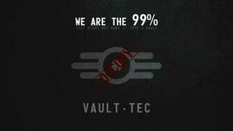 Vault Tec Logo Occupy Wallpaper