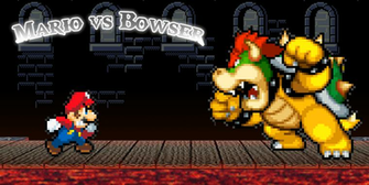 Mario Vs Bowser By Mrshadicx