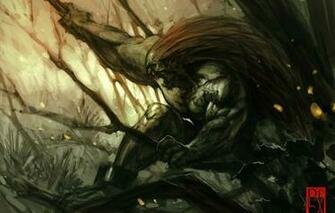 Wallpaper Branch Art Rage Street Fighter Blanka Antoniodeluca