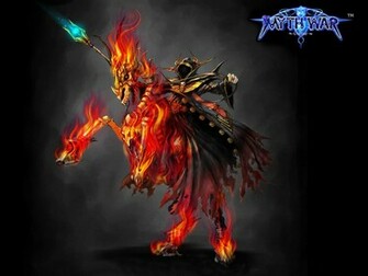 Fire Mage Myth War Online Wallpaper Jpg