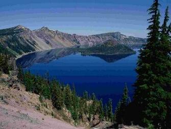 Crater Lake Oregon Wallpaper Waterfalls Nature