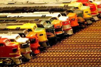 Model Train Toy Railroad Minature Trains Tracks Wallpaper