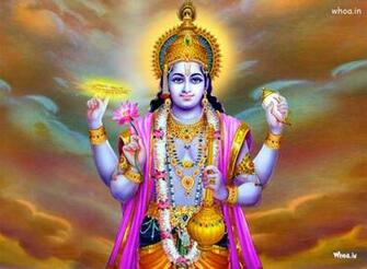 Lord Vishnu HD Desktop Backgeound Wallpaper