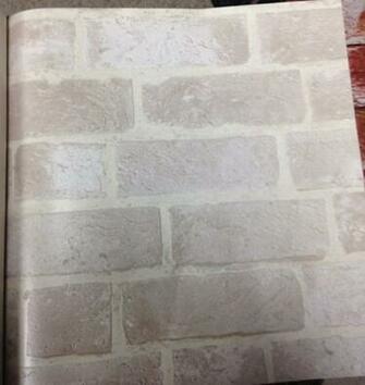 Off White Brick Wallpaper Textured Weathered Feeling And Look