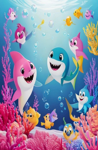 Baby Shark Pinkfong Wallpaper