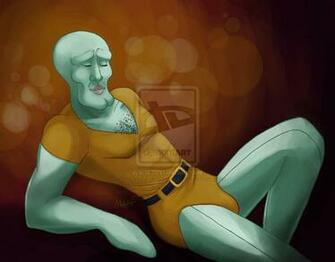 Handsome Squidward Wallpaper