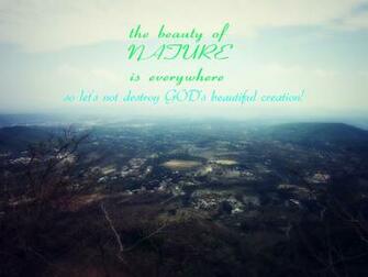 Nature Background With Quotes