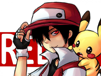 Pokemon Trainer Red Wallpaper