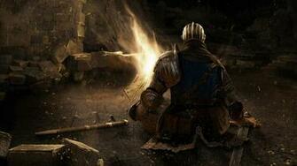 Dark Souls Bonfire Sword Character Relax