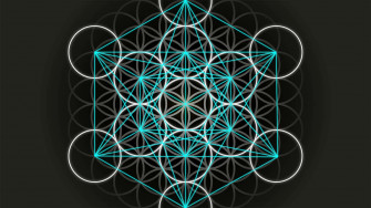 The Geometric Beauty Of Flower Life Wallpaper