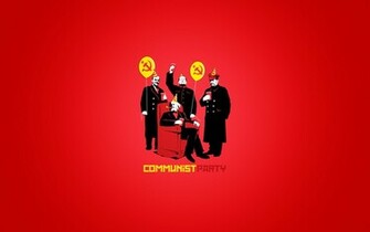 Mao Zedong Karl Marx Party Sickle Hammer Wallpaper