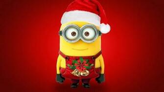 Christmas Santa Minion HD Wallpaper 1080p Desktop Mac iPhone