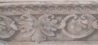 Victorian Architectural Scroll Leaf Wallpaper Border Eh99725 Grey Gray
