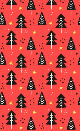 Christmas Aesthetic Wallpaper Coral Winter Background Idea