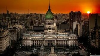 Argentine National Congress Palace Buenos Aires Argentina 4k