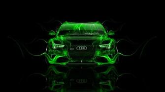 Audi Rs5 Tuning Front Fire Car El Tony