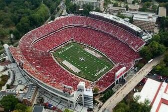 University Of Georgia Football Stadium Welcome To Between