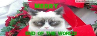Grumpy Cat Christmas Profile Cover