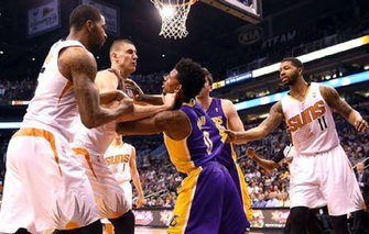 Nick Young Punches Two Suns Celticslife Boston